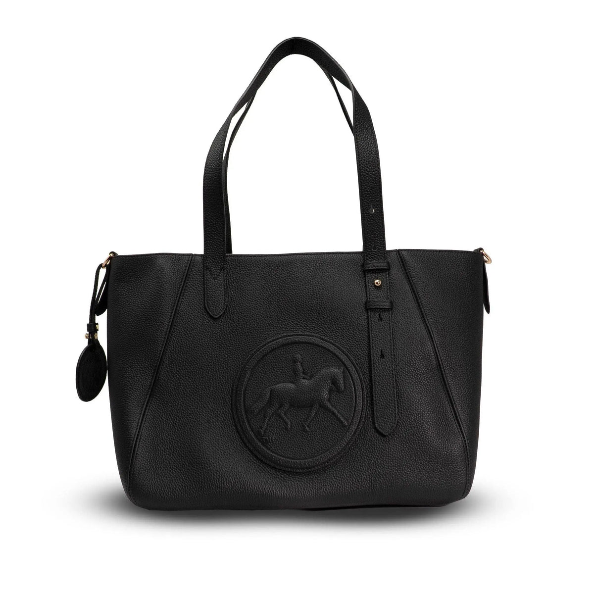 Tucker Tweed Cavaletti Convertible Dressage tote in pebble-grain leather