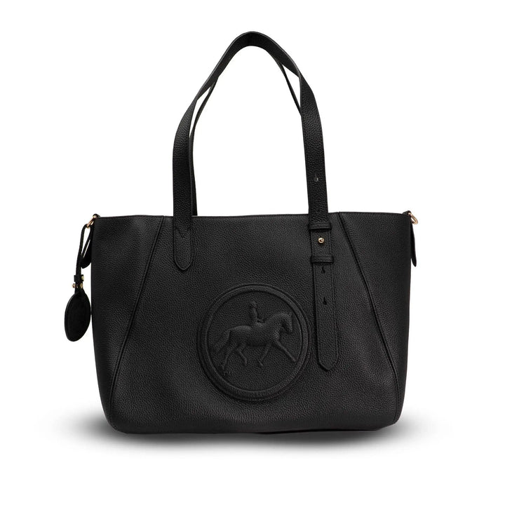 Tucker Tweed Cavaletti Convertible Dressage tote in pebble-grain leather