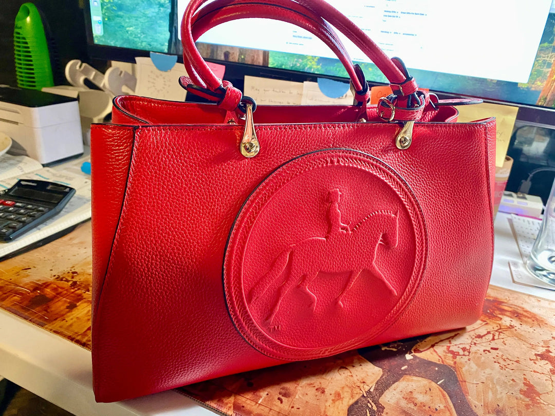 Tucker Tweed Sedgefield Legacy Dressage Bag - Red Tucker Tweed