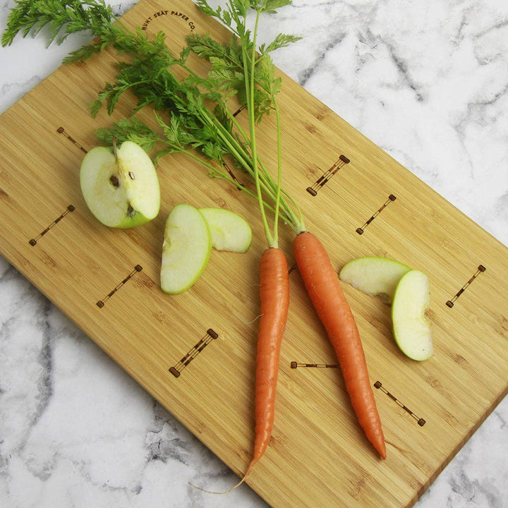 Double-Sided Dressage + Jump Course Horse Cutting Board