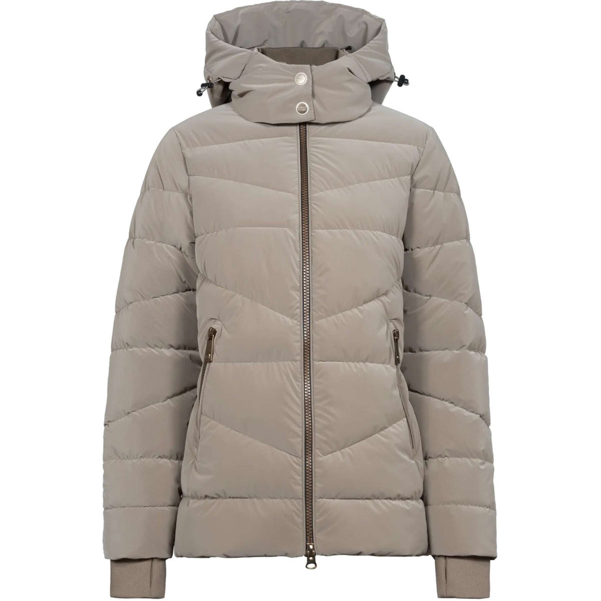 Cavallo Cavallynea quilted parka in Peanut, front