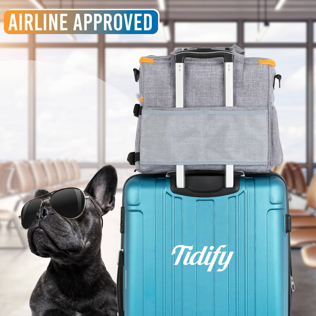 Dog Travel Tote Bag Weekend Organizer, Airline Approved