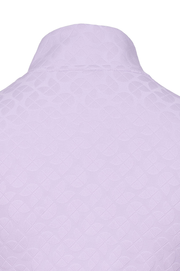Cavallo Cavaldarsha Jacquard Half Zip - Iced Lilac detail