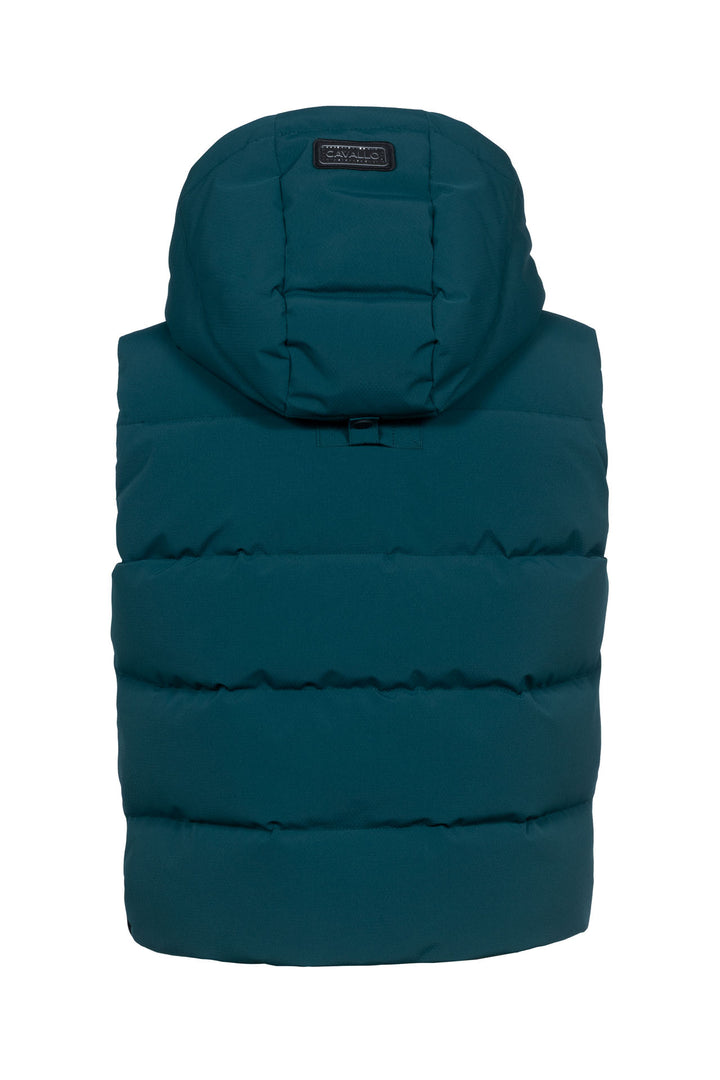 Cavallo Cavaldiana Quilted Vest - Dark Peacock