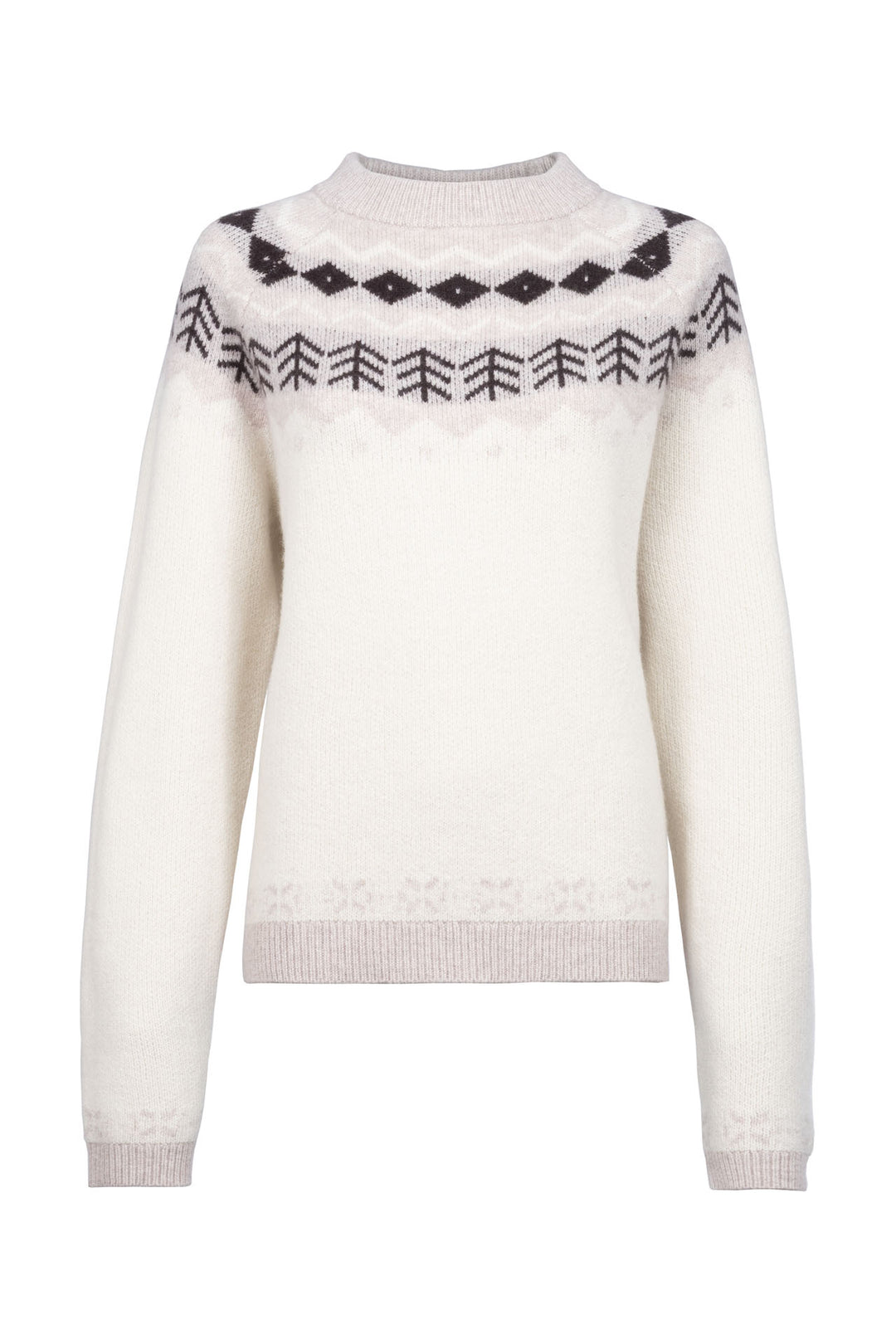 Cavallo Cavaldena Norwegian Wool Knit Sweater - Off White