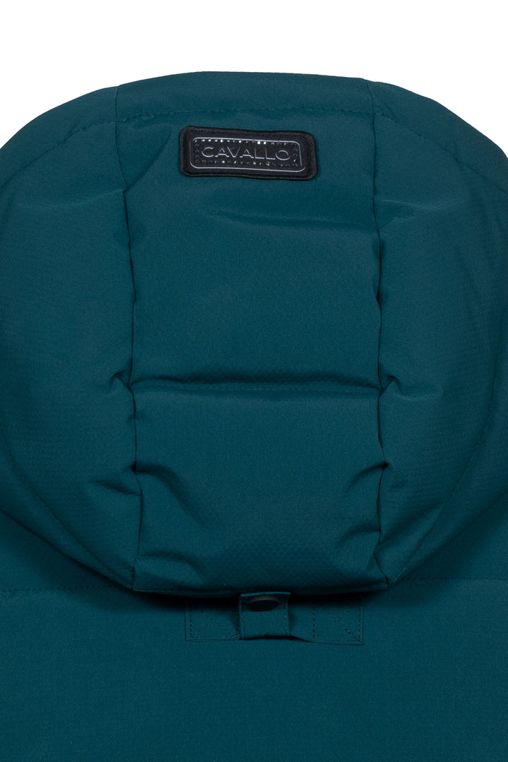 Cavallo Cavaldiana Quilted Vest - Dark Peacock detail
