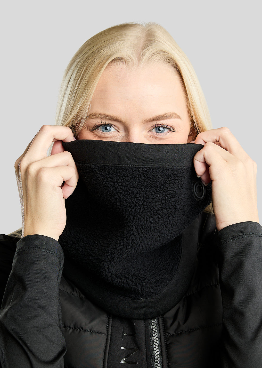 Montar MoEbba Teddy Fleece Collar - Black