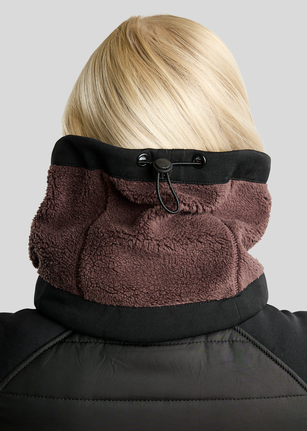 Montar MoEbba Teddy Fleece Collar - Black Peony