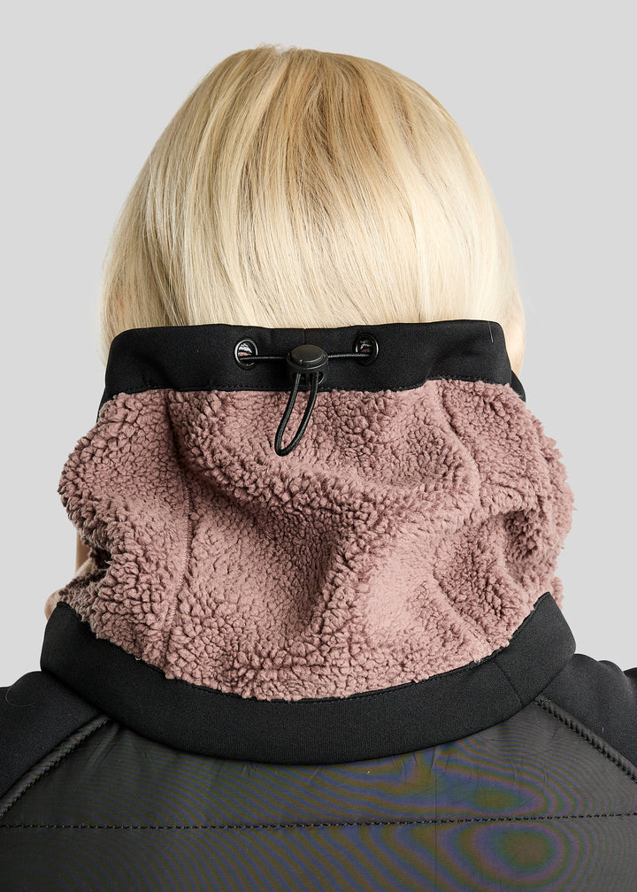 Montar MoEbba Teddy Fleece Collar - Nougat Brown