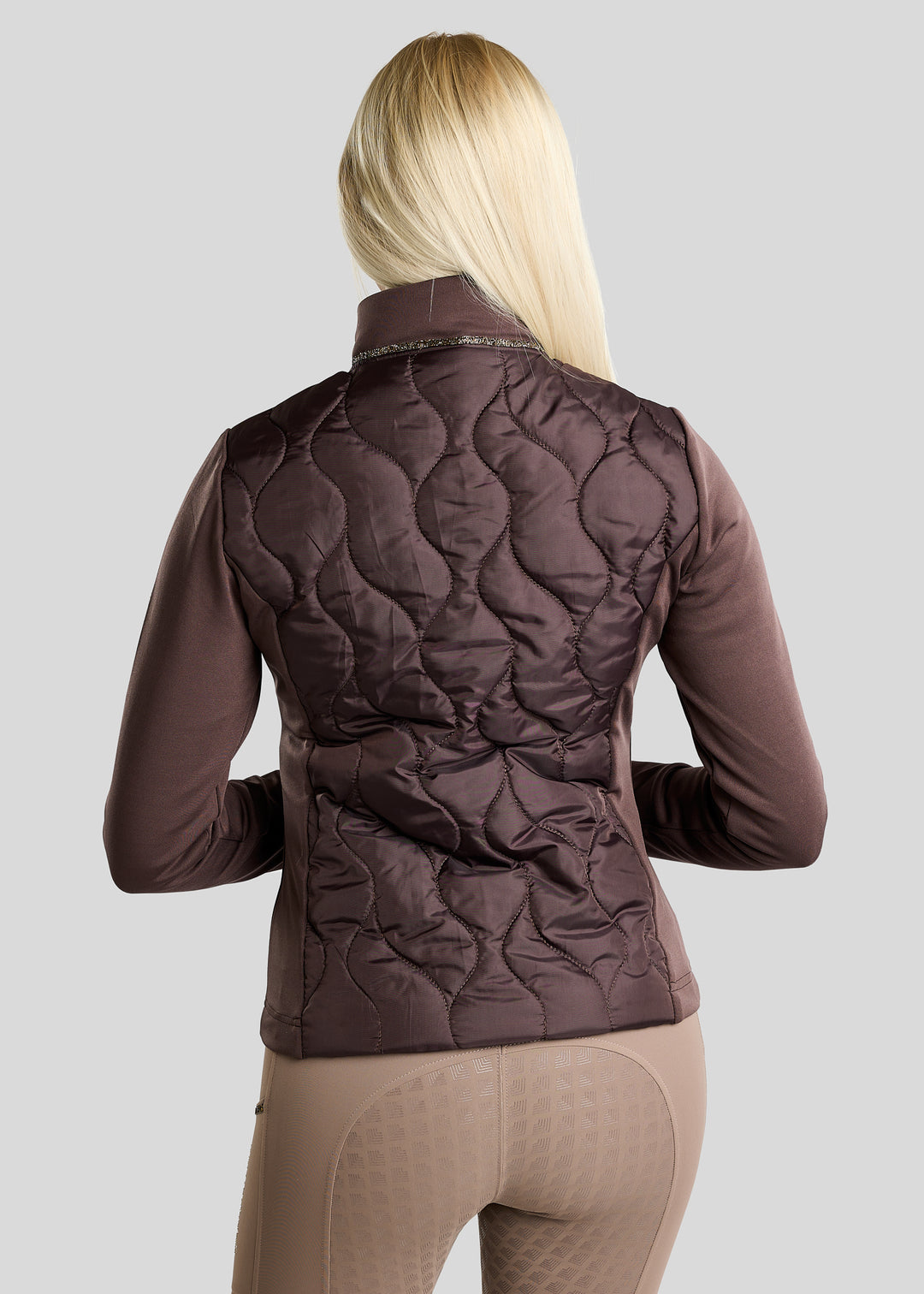 Montar MoVeronica Hybrid Jacket with Golden Quartz Crystals - Black Peony
