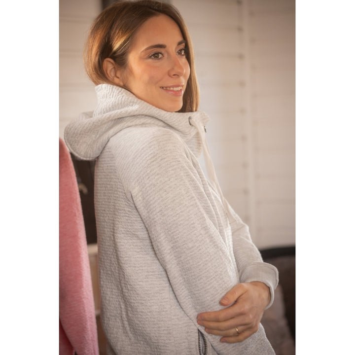 Penelope PL-Meiwen Hoodie - Light Grey