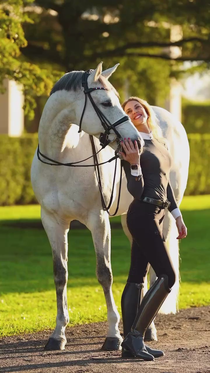 Halter Ego Devon Long Sleeved Textured Vent Show Shirt