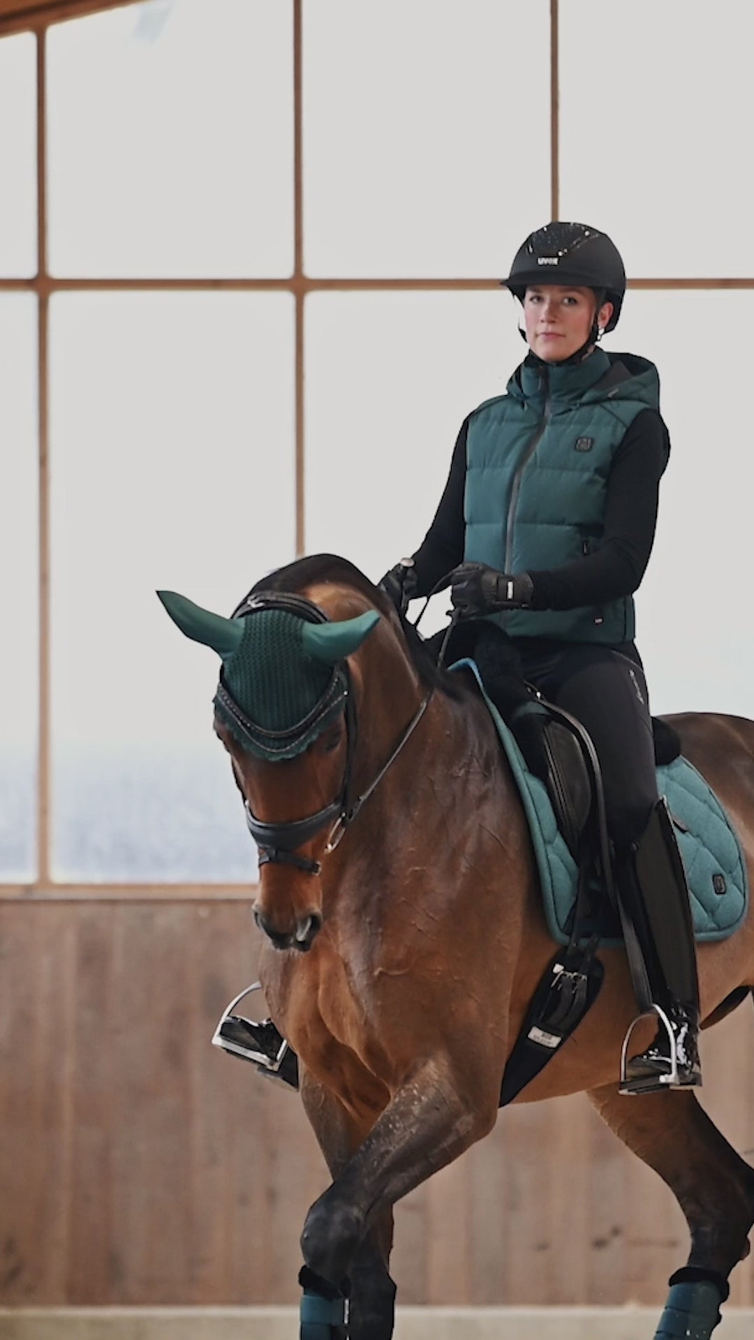 Cavallo Cavaldiana Quilted Vest with Detachable Hood