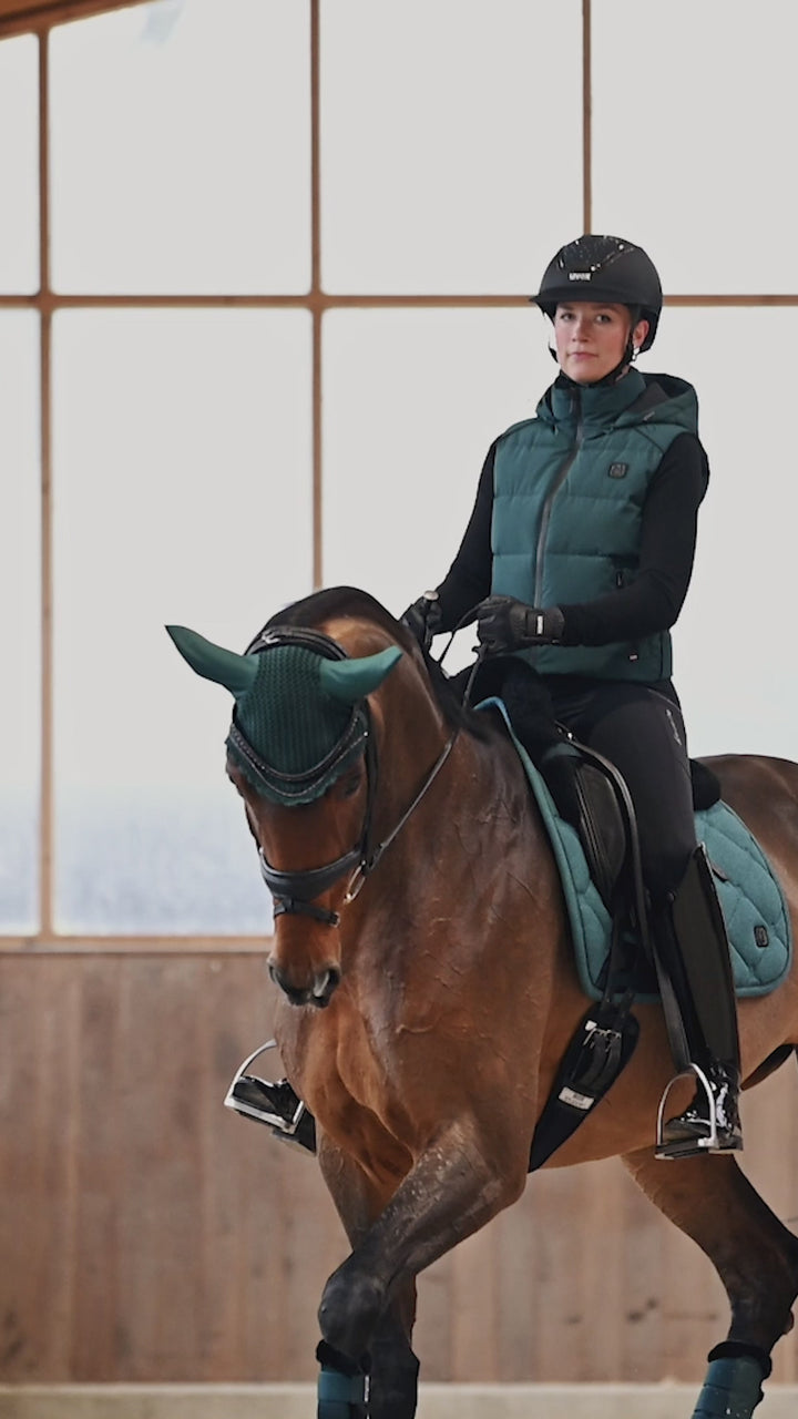 Cavallo Cavaldiana Quilted Vest with Detachable Hood